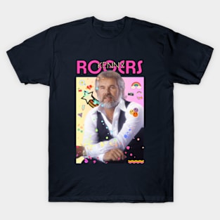 kenny rogers 90s style retro vintage 80s gifts T-Shirt